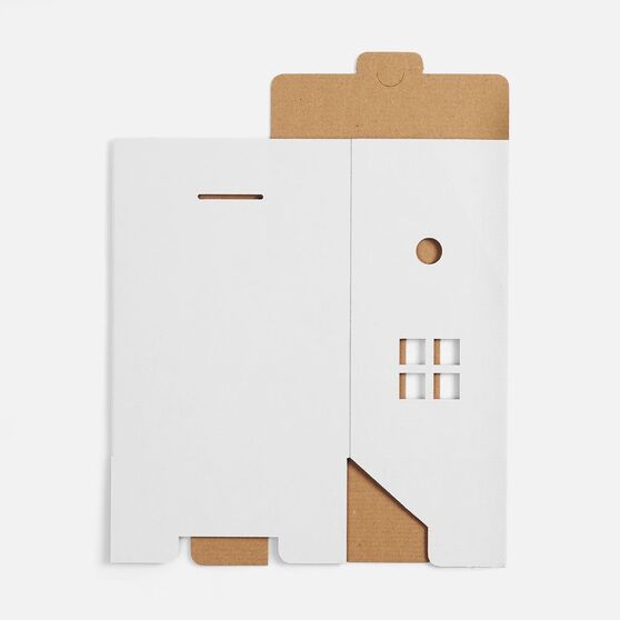 Коробка «Домик», M, белая-3