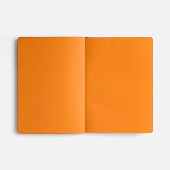 Ежедневник Doppio, недатированный, синий с оранжевым-9
