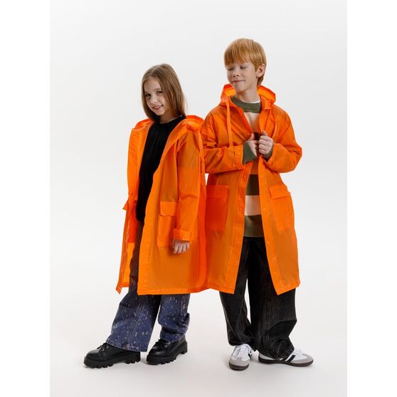 Дождевик детский RainDrop Kids, оранжевый-18