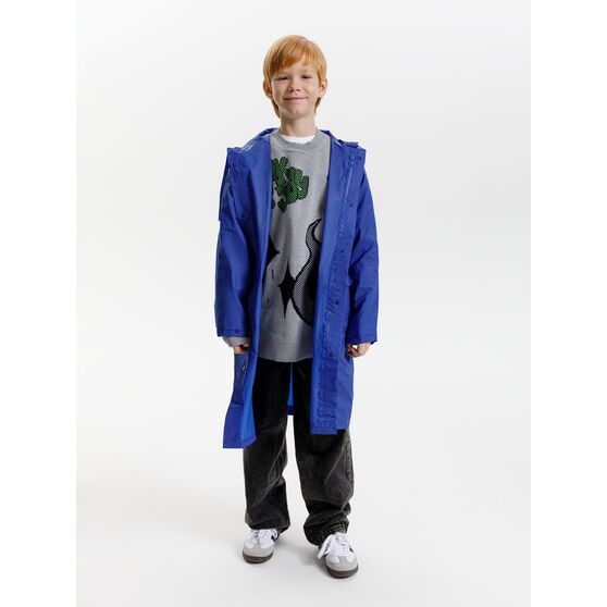 Дождевик детский RainDrop Kids, ярко-синий-9