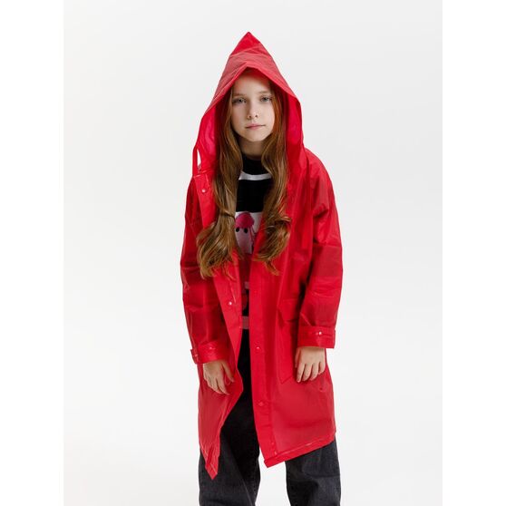 Дождевик детский RainDrop Kids, красный-12