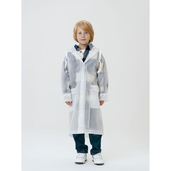 Дождевик детский RainDrop Kids, белый-11