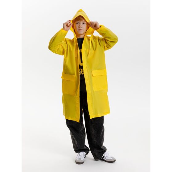 Дождевик детский RainDrop Kids, желтый-15