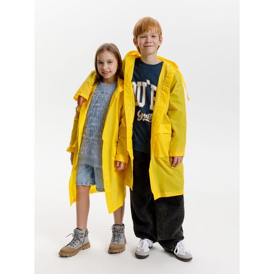 Дождевик детский RainDrop Kids, желтый-18