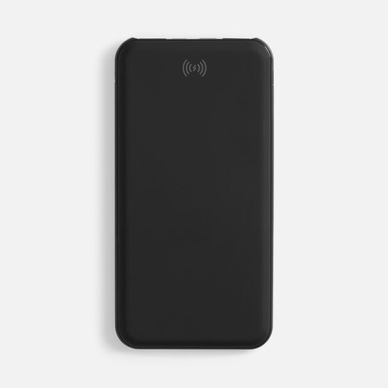 Аккумулятор с беспроводной зарядкой All Day Wireless, 10000 мАч, черный-2