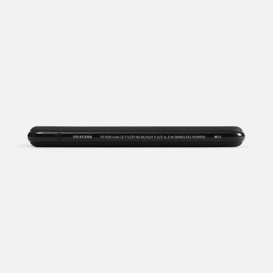 Аккумулятор с беспроводной зарядкой All Day Wireless, 10000 мАч, черный-4