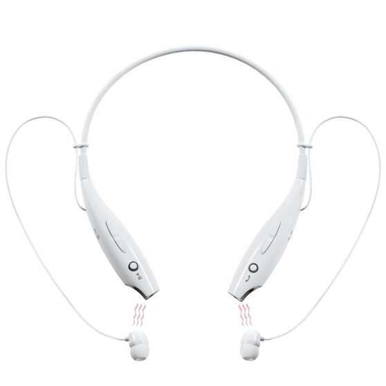 Bluetooth наушники stereoBand, ver.2, белые-2