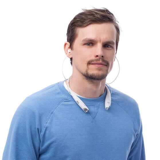 Bluetooth наушники stereoBand, ver.2, белые-5