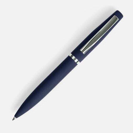 Ручка шариковая Bolt Soft Touch, синяя-2