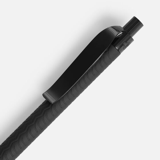 Ручка шариковая Prodir QS03 PRP Tyre Soft Touch, черная-4