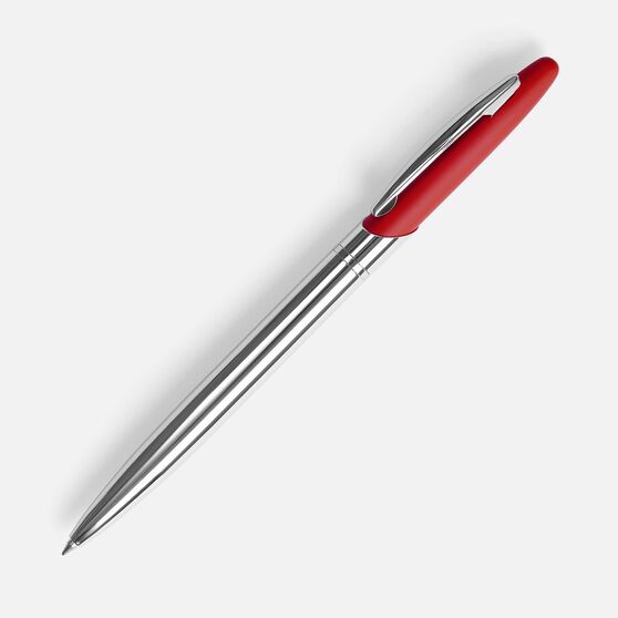 Ручка шариковая Dagger Soft Touch, красная-1