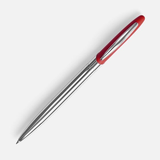 Ручка шариковая Dagger Soft Touch, красная-2