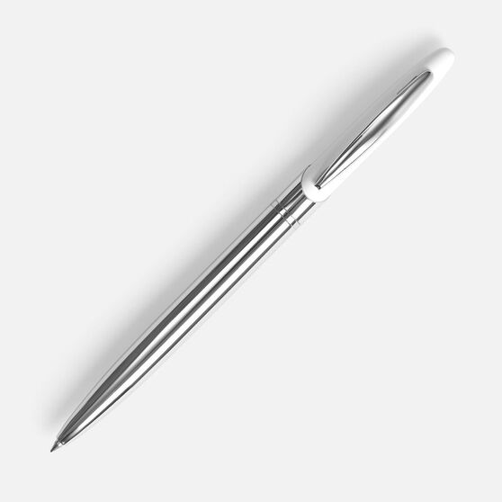 Ручка шариковая Dagger Soft Touch, белая-2