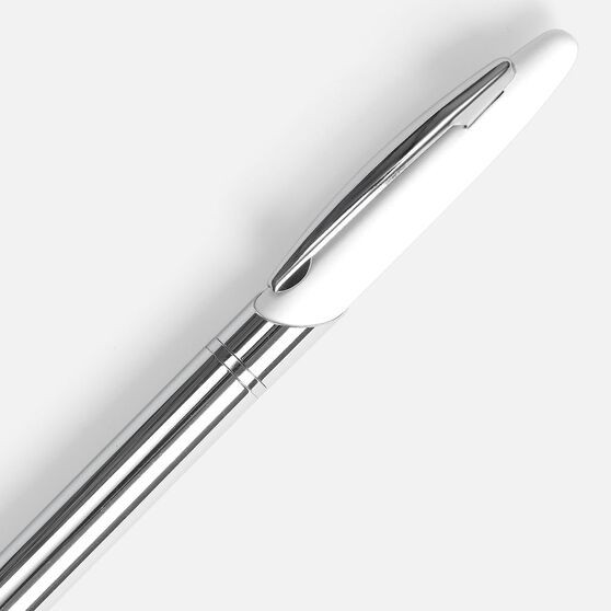 Ручка шариковая Dagger Soft Touch, белая-3