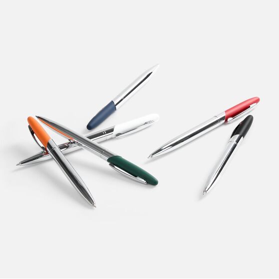 Ручка шариковая Dagger Soft Touch, белая-5