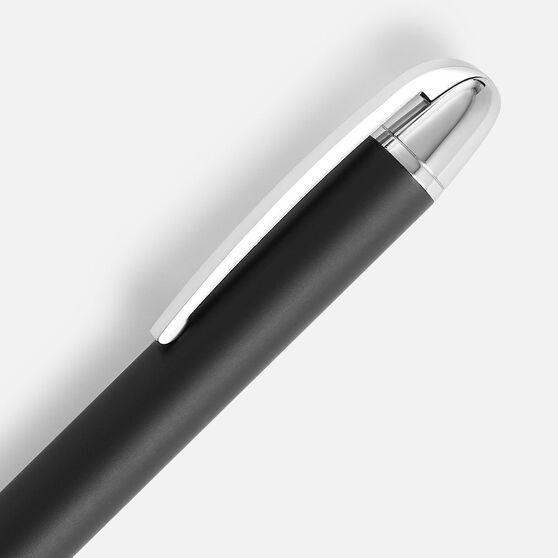 Ручка шариковая Arc Soft Touch, черная-3