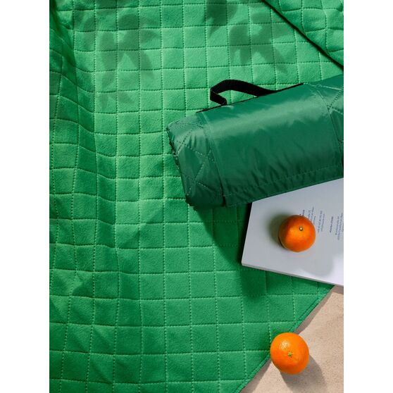 Плед для пикника Comfy, зеленый-5