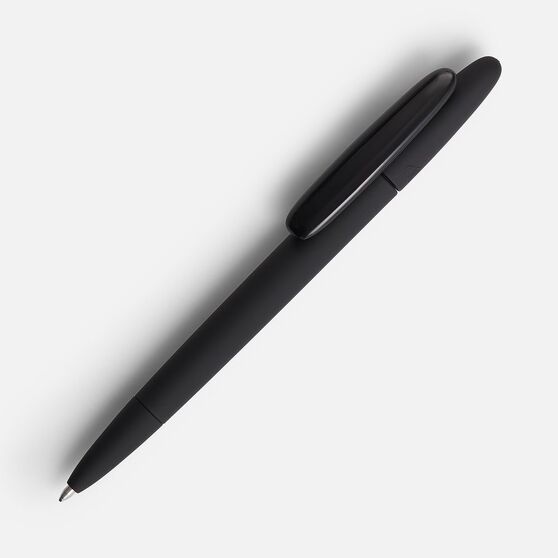 Ручка шариковая Prodir DS5 TRR-P Soft Touch, черная-1