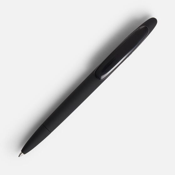 Ручка шариковая Prodir DS5 TRR-P Soft Touch, черная-2