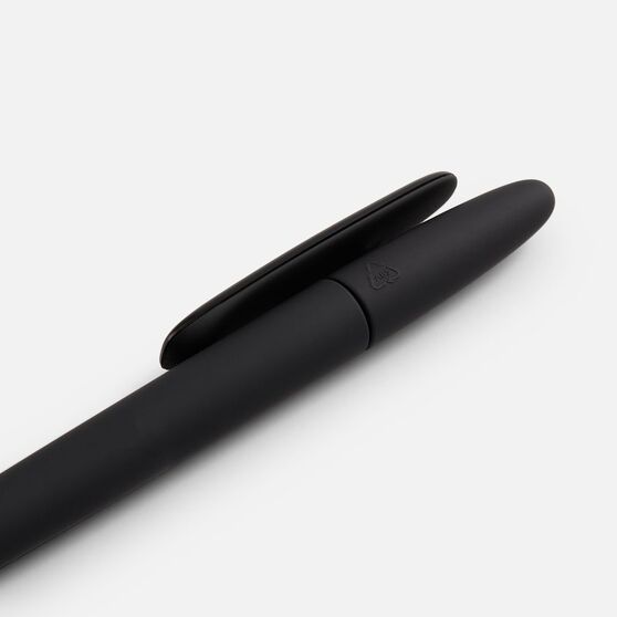 Ручка шариковая Prodir DS5 TRR-P Soft Touch, черная-4