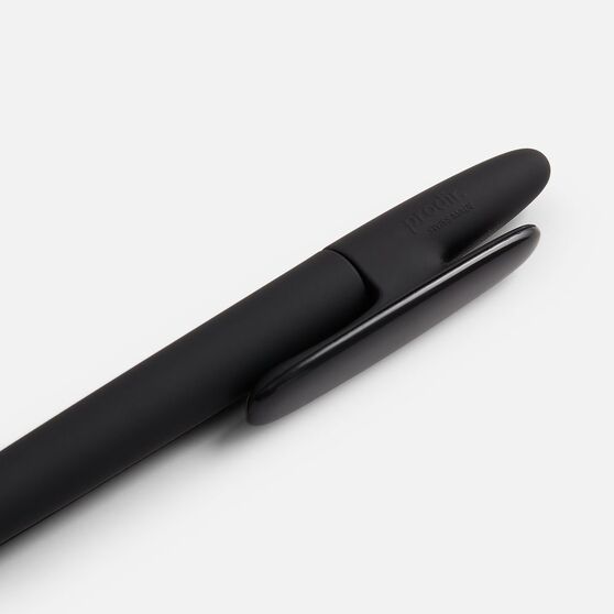 Ручка шариковая Prodir DS5 TRR-P Soft Touch, черная-5