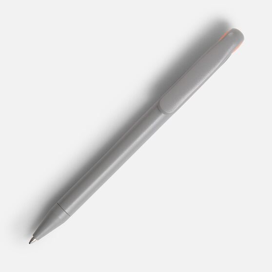 Ручка шариковая Prodir DS1 TMM Dot, серая с оранжевым-2