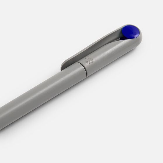 Ручка шариковая Prodir DS1 TMM Dot, серая с синим-4
