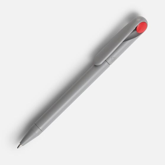 Ручка шариковая Prodir DS1 TMM Dot, серая с красным-1