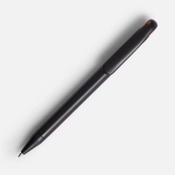 Ручка шариковая Prodir DS1 TMM Dot, черная с оранжевым-2