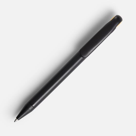 Ручка шариковая Prodir DS1 TMM Dot, черная с желтым-2
