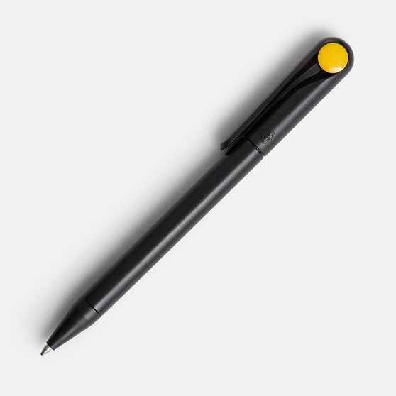 Ручка шариковая Prodir DS1 TMM Dot, черная с желтым-3