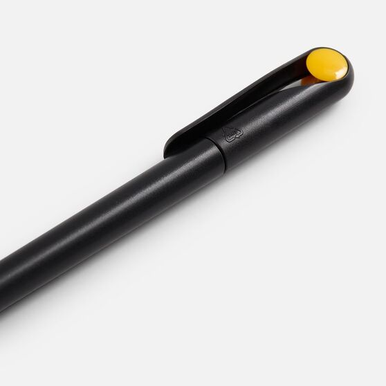 Ручка шариковая Prodir DS1 TMM Dot, черная с желтым-4