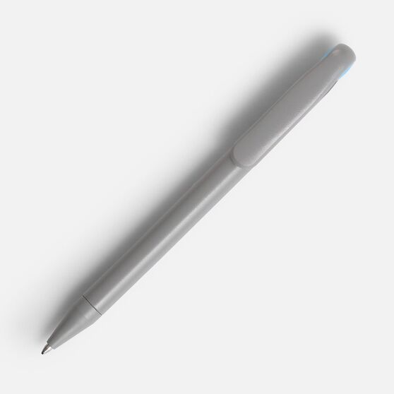 Ручка шариковая Prodir DS1 TMM Dot, серая с голубым-2