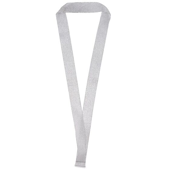 Лента для медали с пряжкой Ribbon, серебристая-1
