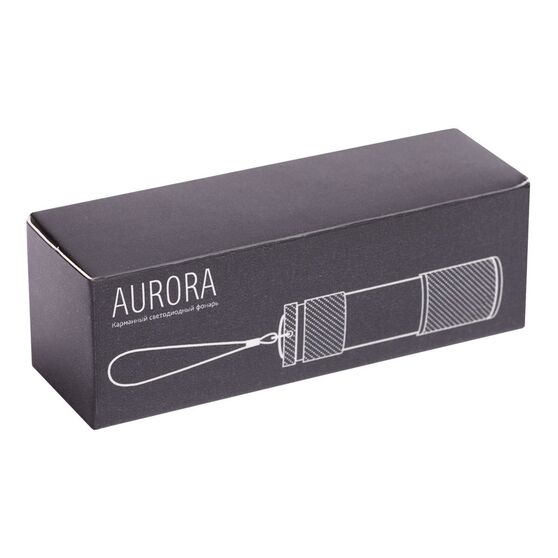 Фонарик Aurora, серебристый-3