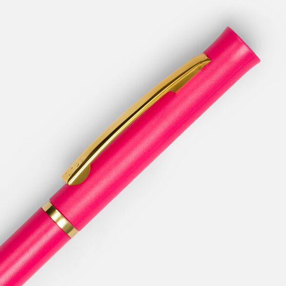 Ручка шариковая Euro Gold, розовая-3