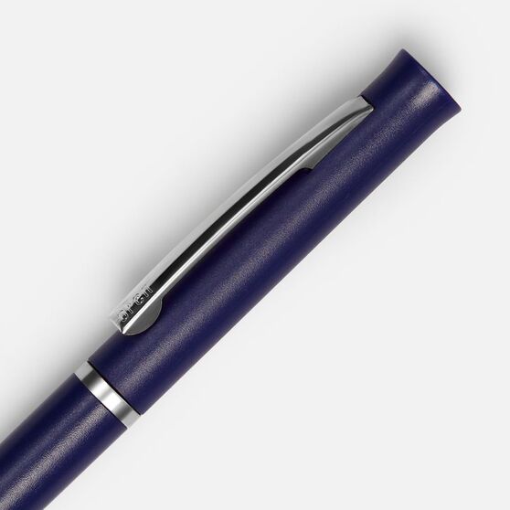 Ручка шариковая Euro Chrome, синяя-3