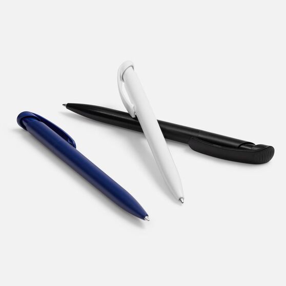 Ручка шариковая Clear Solid, белая-5
