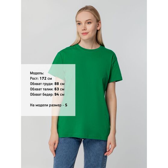 Футболка унисекс T-bolka 140, темно-зеленая-8