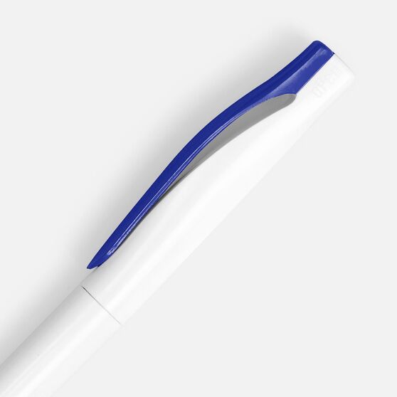 Ручка шариковая Pin, белая с синим-4