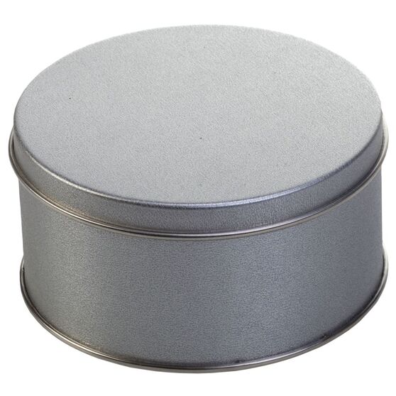 Коробка Pragmax S, круглая, серебристая-1