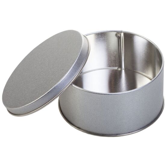 Коробка Pragmax S, круглая, серебристая-3