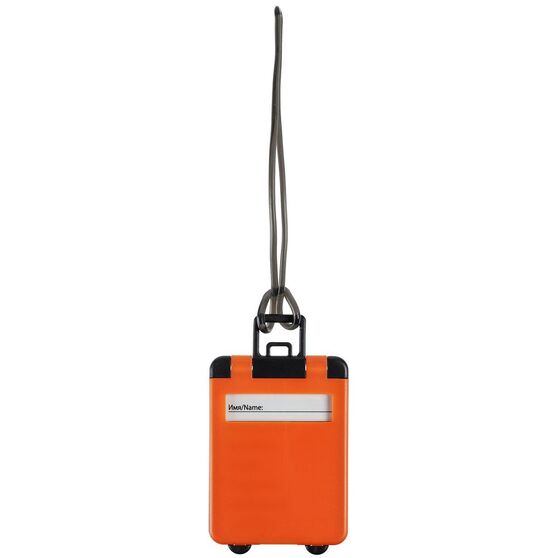 Бирка для багажа Trolley, оранжевая-1