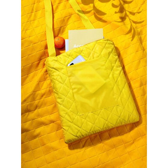 Плед для пикника Soft & Dry, желтый-5