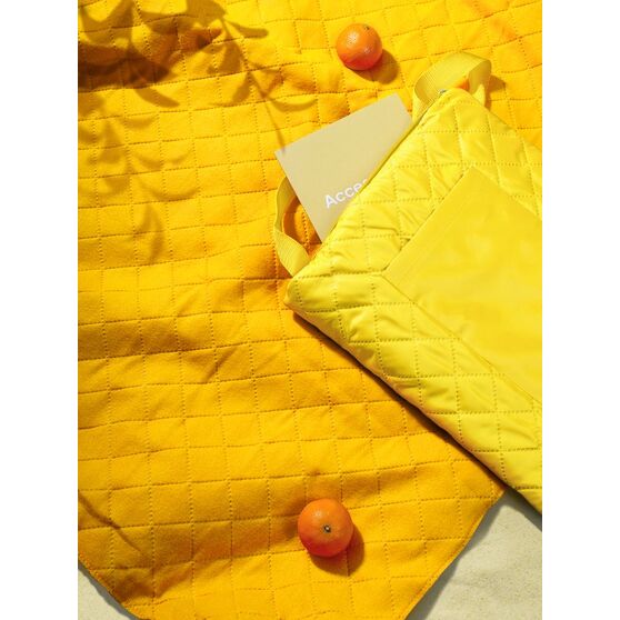 Плед для пикника Soft & Dry, желтый-7
