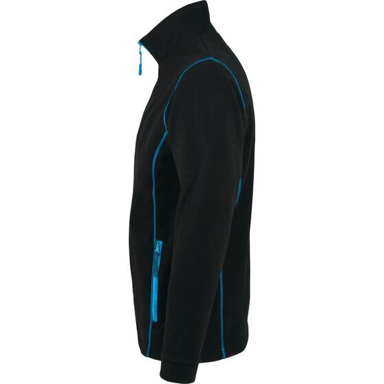 Куртка мужская Nova Men 200, черная с ярко-голубым-3