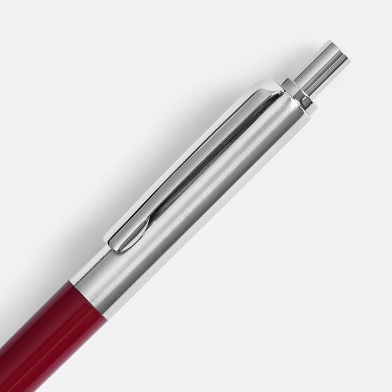 Ручка шариковая Popular, бордовая-3