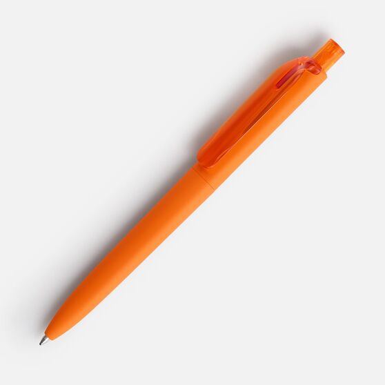 Ручка шариковая Prodir DS8 PRR-T Soft Touch, оранжевая-1