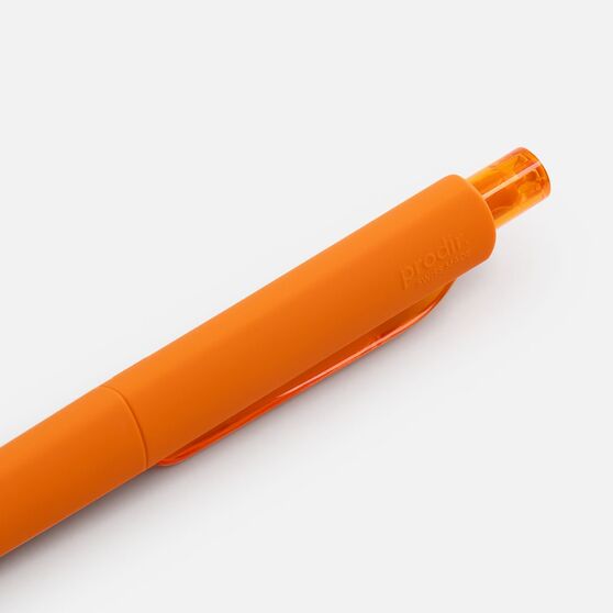 Ручка шариковая Prodir DS8 PRR-T Soft Touch, оранжевая-5