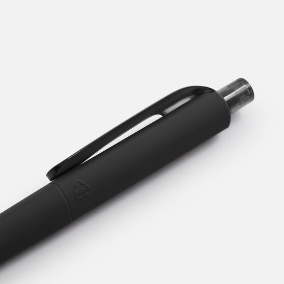 Ручка шариковая Prodir DS8 PRR-T Soft Touch, черная-4